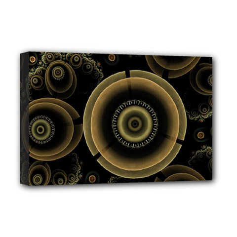 Fractal Fractal Art Fantasy Deluxe Canvas 18  X 12  (stretched) by Pakrebo