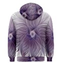 Purple Lavender Wisps White Men s Zipper Hoodie View2