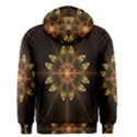 Fractal Floral Mandala Abstract Men s Zipper Hoodie View2