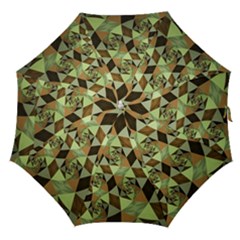 Fractal Mosaic Abstract Fractal Art Straight Umbrellas by Pakrebo