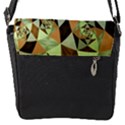 Fractal Mosaic Abstract Fractal Art Flap Closure Messenger Bag (S) View1