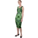 Fractal Green St Patrick S Day Sleeveless Pencil Dress View2