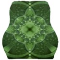 Fractal Green St Patrick S Day Car Seat Velour Cushion  View1