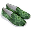 Fractal Green St Patrick S Day Men s Lightweight Slip Ons View3