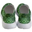 Fractal Green St Patrick S Day Men s Lightweight Slip Ons View4