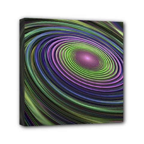 Fractal Pastel Fantasy Colorful Mini Canvas 6  X 6  (stretched) by Pakrebo