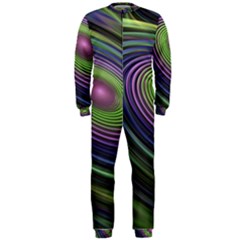 Fractal Pastel Fantasy Colorful Onepiece Jumpsuit (men)  by Pakrebo