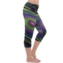 Fractal Pastel Fantasy Colorful Capri Yoga Leggings View3