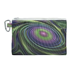 Fractal Pastel Fantasy Colorful Canvas Cosmetic Bag (large) by Pakrebo