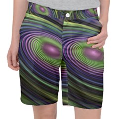 Fractal Pastel Fantasy Colorful Pocket Shorts by Pakrebo