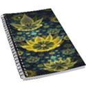 Fractal Undersea Flowers Abstract 5.5  x 8.5  Notebook View1