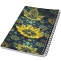 Fractal Undersea Flowers Abstract 5.5  x 8.5  Notebook View2