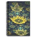 Fractal Undersea Flowers Abstract 5.5  x 8.5  Notebook View3