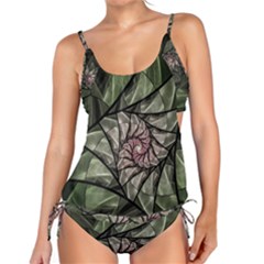 Fractal Flowers Floral Fractal Art Tankini Set