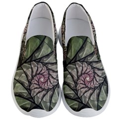 Fractal Flowers Floral Fractal Art Men s Lightweight Slip Ons by Pakrebo