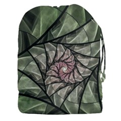 Fractal Flowers Floral Fractal Art Drawstring Pouch (xxxl)