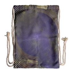 Fractal Earth Rays Design Planet Drawstring Bag (large) by Pakrebo