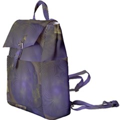 Fractal Earth Rays Design Planet Buckle Everyday Backpack by Pakrebo