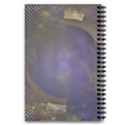 Fractal Earth Rays Design Planet 5.5  x 8.5  Notebook View4