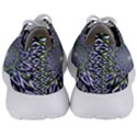 Fractal Blue Green Mirror Flowers Men s Lightweight Sports Shoes View4