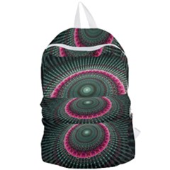 Fractal Circle Fantasy Texture Foldable Lightweight Backpack by Pakrebo