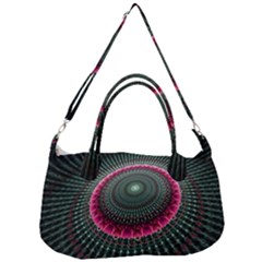 Fractal Circle Fantasy Texture Removal Strap Handbag