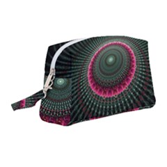 Fractal Circle Fantasy Texture Wristlet Pouch Bag (medium)