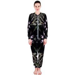 Fractal Design Pattern Texture Onepiece Jumpsuit (ladies)  by Pakrebo