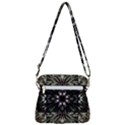 Fractal Design Pattern Texture Zipper Messenger Bag View3