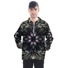 Fractal Design Pattern Texture Men s Half Zip Pullover