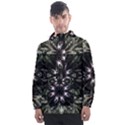 Fractal Design Pattern Texture Men s Front Pocket Pullover Windbreaker View1