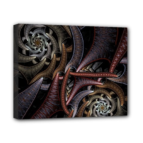 Geometry Math Fractal Art Canvas 10  X 8  (stretched) by Pakrebo