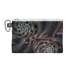 Geometry Math Fractal Art Canvas Cosmetic Bag (medium) by Pakrebo