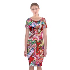 Rp 10 Classic Short Sleeve Midi Dress by ArtworkByPatrick