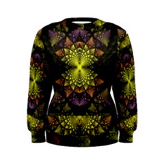 Fractal Multi Color Geometry Women s Sweatshirt by Pakrebo