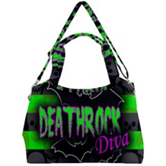 Deathrock Diva Double Compartment Shoulder Bag by ArtistRoseanneJones