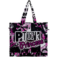 Punk Princess Canvas Travel Bag by ArtistRoseanneJones