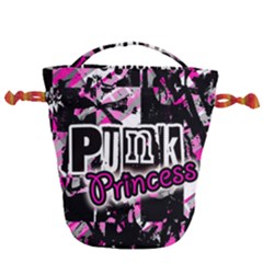 Punk Princess Drawstring Bucket Bag by ArtistRoseanneJones