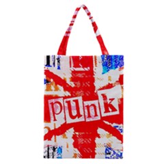 Punk Union Jack Classic Tote Bag by ArtistRoseanneJones