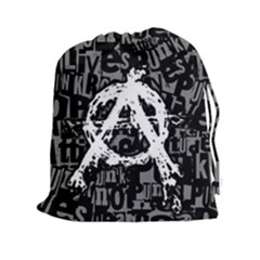 Anarchy Drawstring Pouch (xxl) by ArtistRoseanneJones