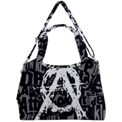 Anarchy Double Compartment Shoulder Bag by ArtistRoseanneJones