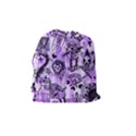 Purple Scene Kid Sketches Drawstring Pouch (Medium) View2