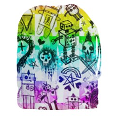 Rainbow Scene Kid Sketches Drawstring Pouch (xxxl)