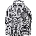 Robot Crowd Mini Full Print Backpack View1