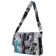 Urban Funk Full Print Messenger Bag by ArtistRoseanneJones