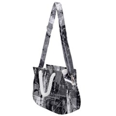 Urban Graffiti Rope Handles Shoulder Strap Bag