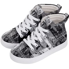 Urban Graffiti Kids  Hi-top Skate Sneakers by ArtistRoseanneJones