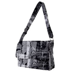 Urban Graffiti Full Print Messenger Bag by ArtistRoseanneJones