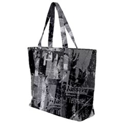 Urban Graffiti Zip Up Canvas Bag by ArtistRoseanneJones