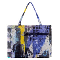 Urban Grunge Zipper Medium Tote Bag by ArtistRoseanneJones